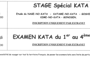 Stage et examen kata 2