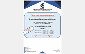 CHAMPIONNAT DÉPARTEMENTAL MINIMES