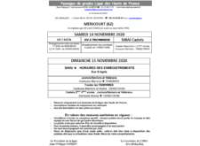 Passages de grades Méricourt 14 et 15 novembre